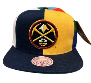 Mitchell & Ness Navy/Multi NBA Denver Nuggets What The? Snapback
