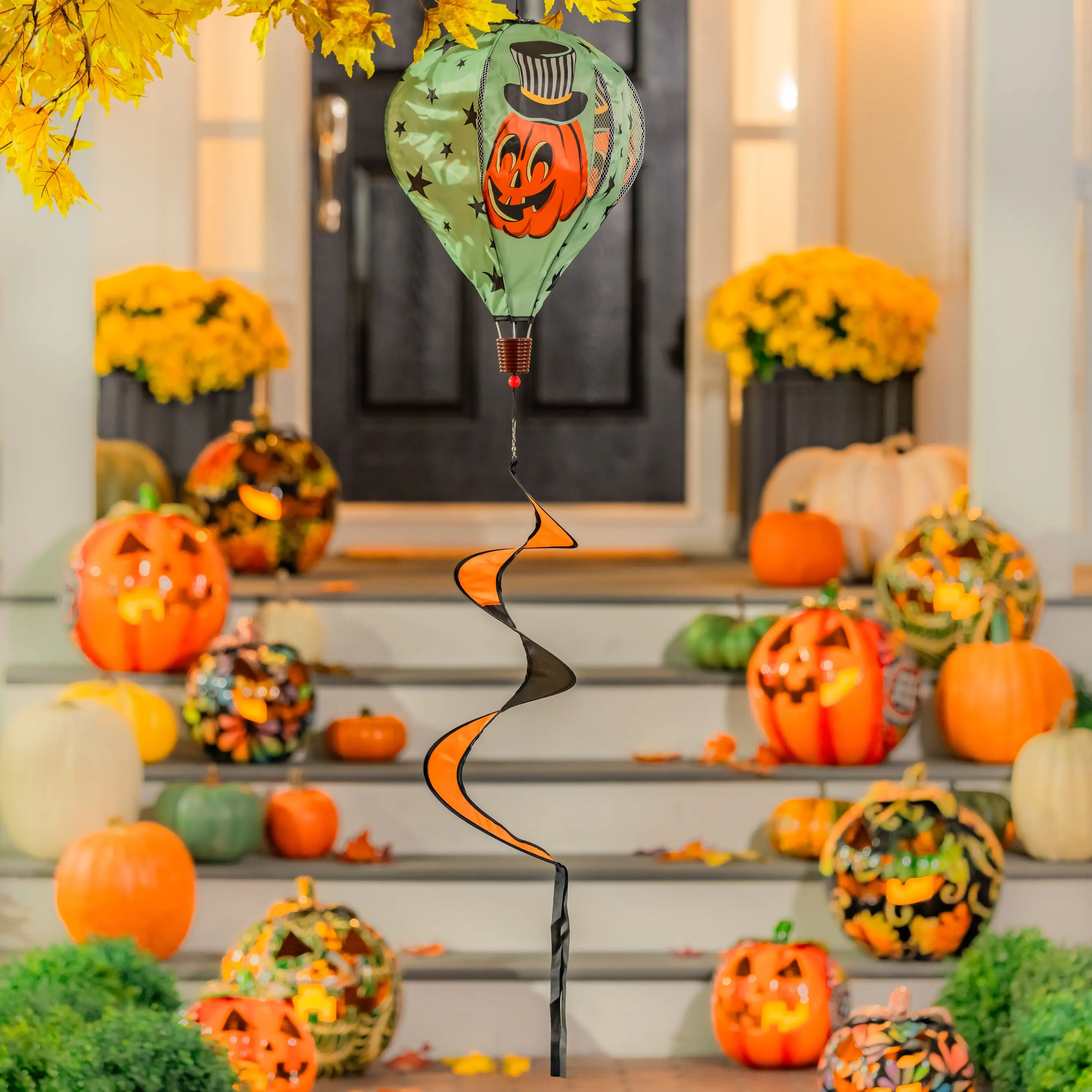 Halloween Trio Jack O' Lantern Balloon Spinner