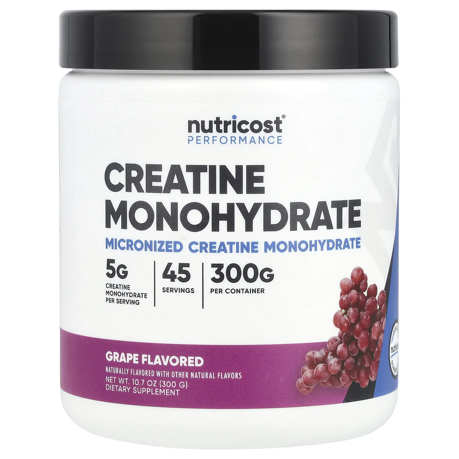 Nutricost Performance, Creatine Monohydrate, Grape, 10.7 oz (300 g) Nutricost Performance, Creatine Monohydrate, Grape, 10.7 oz (300 g)
