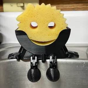 Scrub Daddy Black Sponge Holder - Unique-Design Storage Solution for Kitchen Home Care Supplies