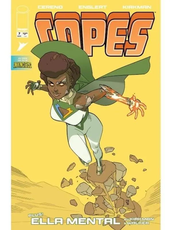 Capes #7 Comic Book, Cover F, First Appearance of Ella Mental, By Cory Walker, Invincible Universe Series