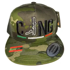 Camo Trucker Cap - CJNG-Style Camo Hats, Adjustable Size Fastback Hats, Comfortable Graphic Colorful Casual Fashion Accessory for Daily Wear