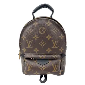 Pre-owned Louis Vuitton Canvas Backpacks Palm Spring Mini Monogram Backpack Brown
