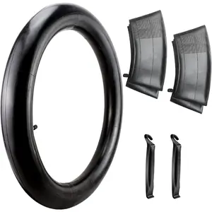 2 Pack 20 Inch Fat Tire Bike Inner Tubes 20 x 3.5/4.0 Bicycle Replacement Butyl Rubber Inner Tube with AV32mm Schrader Valve for 20'' Fat Tire Ebike, Electric Bike and Mountain Bike, Bicycle Parts, Ebike Accessories
