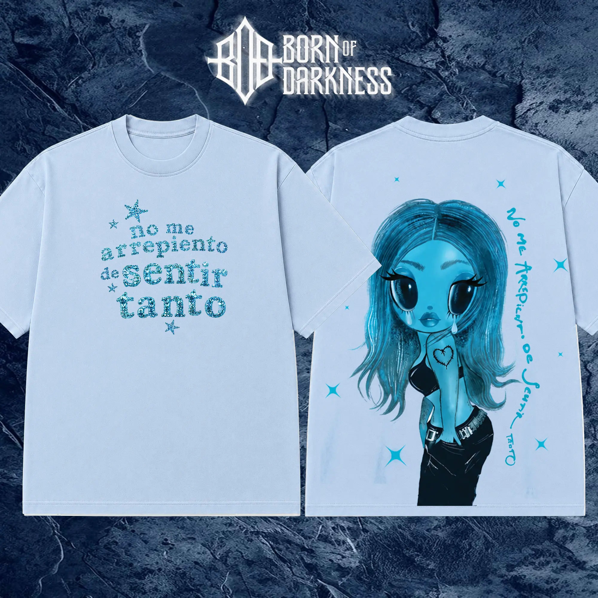 No Me Arrepiento de Sentir Tanto T-Shirt, New Album Latin Music Graphic Tee, 100% Cotton Shirt, La Bichota Fan Gift, Reggaeton Concert Merch
