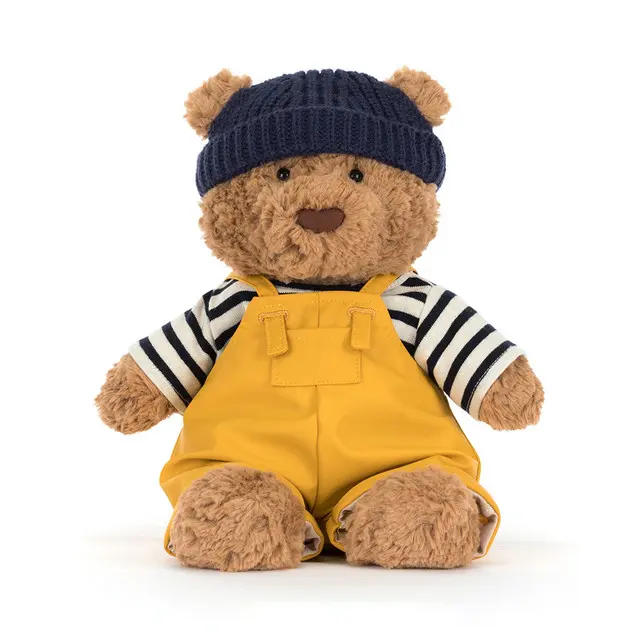Jellycat Bartholomew Bear Stuffed Animal, Ultra Soft Teddy Bear Plushie, Nursery Decor, Baby Shower Gift