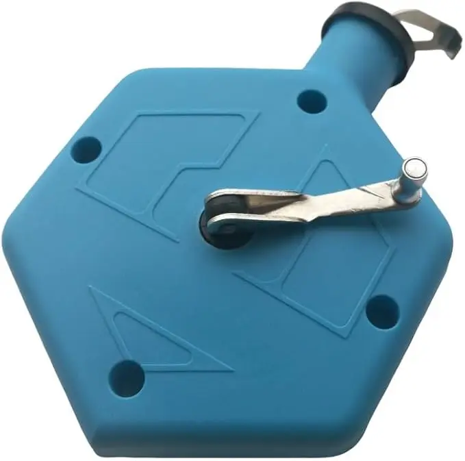 Heavy Duty Chalk Line Construction Tools, Chalk Line for Roofing, 1.5mm String for Measuring and Layout Heavy Duty Chalk Line Construction Tools, Chalk Line for Roofing, 1.5mm String for Measuring and Layout