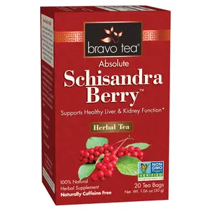 Bravo Tea Schisandra Berry herbal tea caffeine free