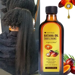 120ml natural Batana hair care essential oil, strong and tough hair, thicker looking hair, anti breakage and anti splitting, hydrating moisturizing hair scalp conditioner, moisturizing and non washable, creates smooth hair, suitable for all hair types