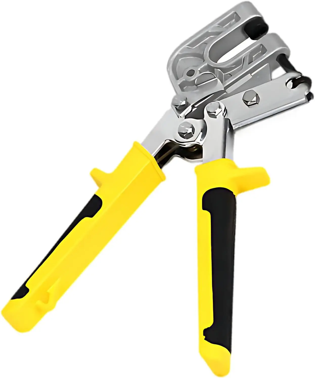 GJANSH Metal Stud Crimper Heavy Duty Aluminum Alloy Ceiling Punching Pliers Plaster Drywall Tools For Fastening Metal One Handed Operation Hand Tools