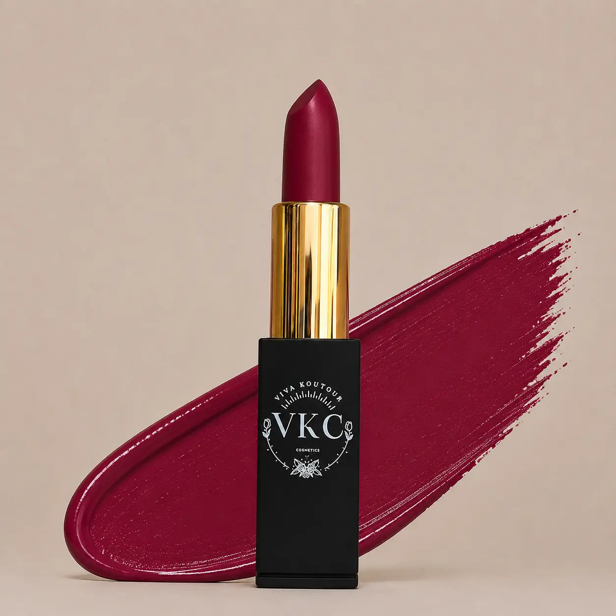 Juicy Melon Deep Purple Cream Lipstick – High-Shine, Hydrating & Long-Lasting