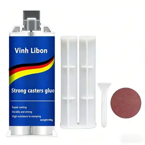 Enhanced Casting glue, Metal Repair Clue, CastingRepair Clue, High Temperature Resistant Liquid MetalWelding Filler for Metal Casting Defects, AB Glue NewSemi