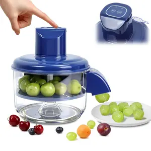 Electric Grape Cherry Tomato Peeler, Portable Automatic Peel Machine, Multi-Functional Kitchen Tool for Small Fruits, Convenient and Efficient, Vegetable Fruit Utensils