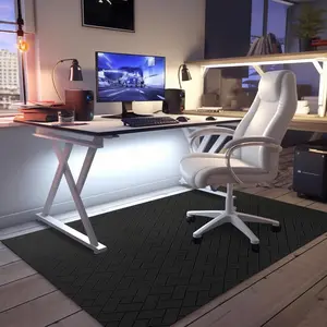 Office Chair Mat for Hard Floor, 63"x51" Large Computer Chair Mat, Multi-Purpose Desk Floor Protector for Work, Home, Gaming
