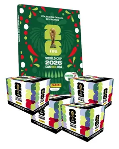 FIFA® World Cup 2026 PANINI® - COLLECTORS HARD COVER Album and 4 Boxes