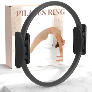 Pilates Ring - 14.5" Home Pilates Foam Single Ring, the Perfect Exercise Companion for Elegant Women