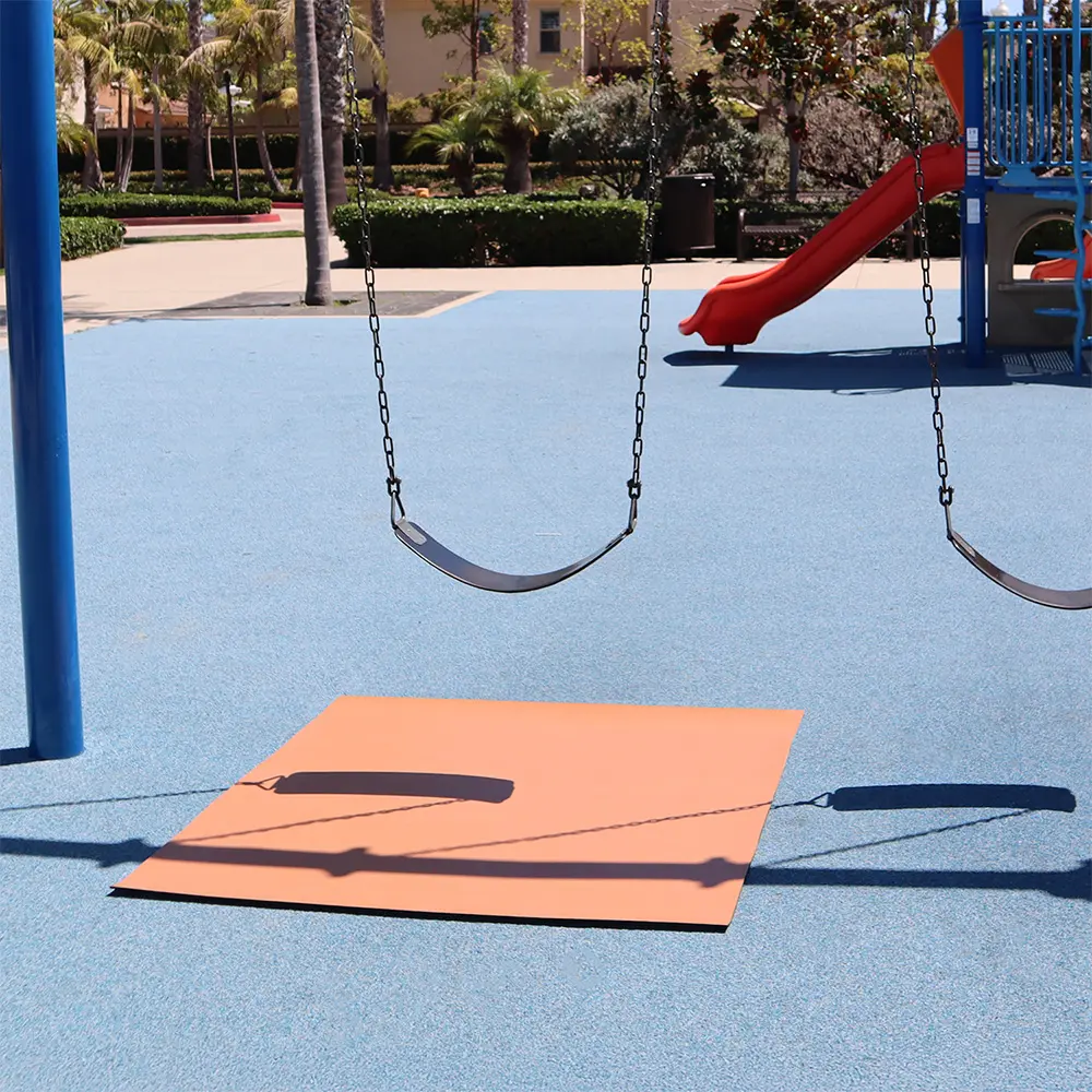 Rubber-Cal "TFS-125 Playground Swing Mats" - 6 Colors - 3 Sizes