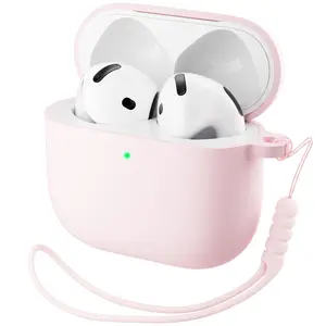 [CASE ONLY] ORNARTO for AirPods 4th Generation Case , Compatible with AirPods Case 4th Generation (2024),Energetic Colors Protective  Soft Skin  Silicone Case