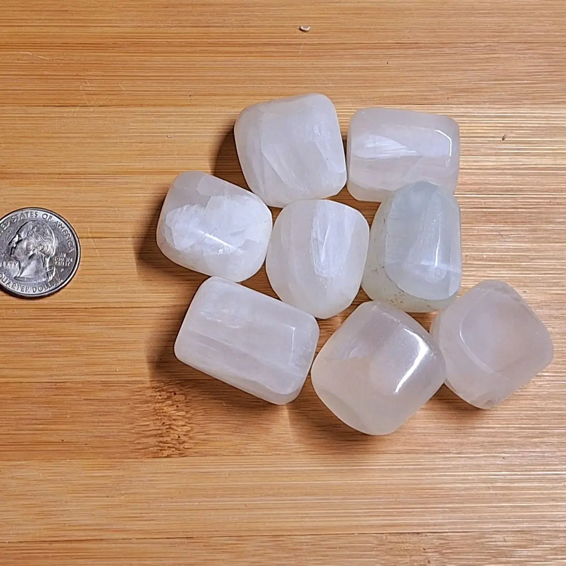 Tumbled White Calcite