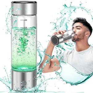Portable Rechargeable Hydrogen Water Bottle, Hydrogen Water Machine, Portable Hydrogen Water Bottle Generator, Water Bottle for Home Office Outdoor, Drinkware, Tumbler, Travel Water Bottle