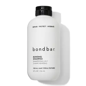 Bondbar Repairing Shampoo, Protects, Strengthens & Hydrates All Hair Types & Textures, Prevents Flyaways & Frizz, Adds Moisture & Shine, Vegan, CrueltyFree, 8 Fl. Oz.