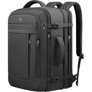 Travel Backpack, 50L Expandable  Laptop Backpack, Carry  Backpack Water Resistant Business Suitcase Daypack Bag Fits 17 Inch Laptops, Travel Gifts for Men Women, Black