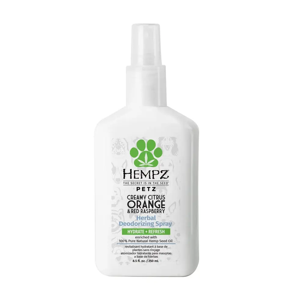Petz Creamy Citrus Orange & Red Raspberry Herbal Deodorizing Spray