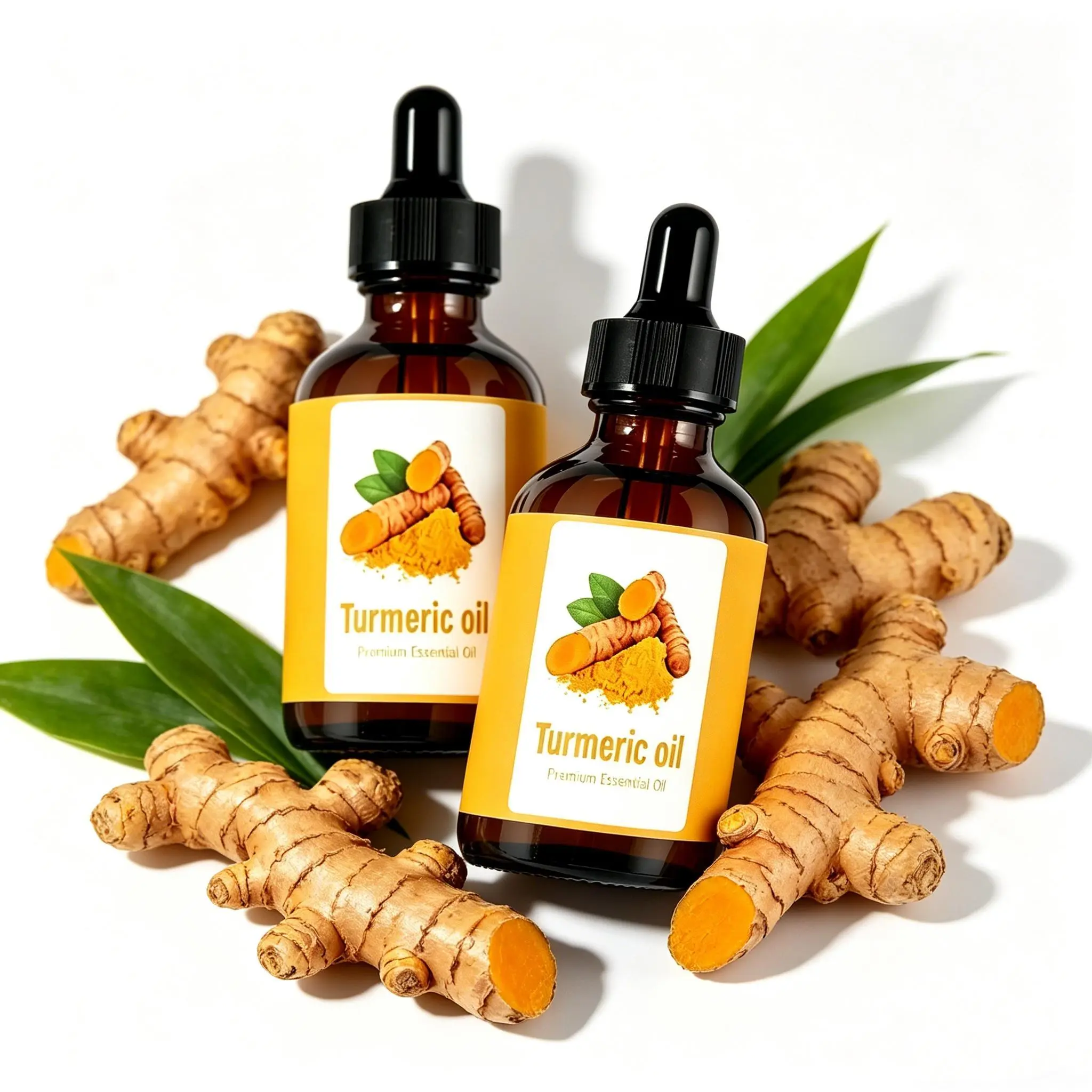 Turmeric & Kojic Acid Hydrating Facial Serum, Lightweight Daily Oil with Dropper for Cleansing and Soft Skin