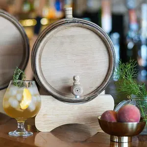 1 Liter Oak Barrel for Aging Whiskey, Bourbon & Cocktails