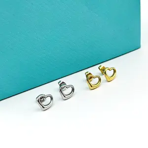 Unique Reversible Heart Stud Earrings for Women, Artistic Double-Sided Enamel Statement Earrings, One-of-a-Kind Ear Accessory for Daily Wear, Trending Jewelry Gift