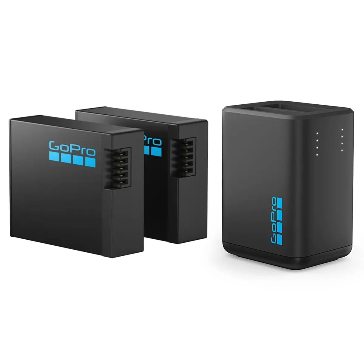 GoPro Dual Battery Charger with 2x Enduro Li-Ion Batteries, Action Camera Accessories for HERO13 Black - Supports Dual Charge, Recording & Charging Needs