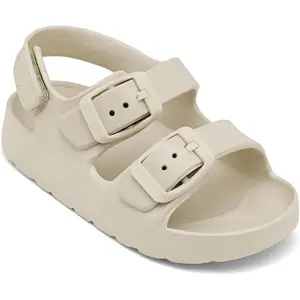 L-SOK008   Toddler Boys Girls Double Buckle Sandals Children's Adjustable Back Strap Water Sandal