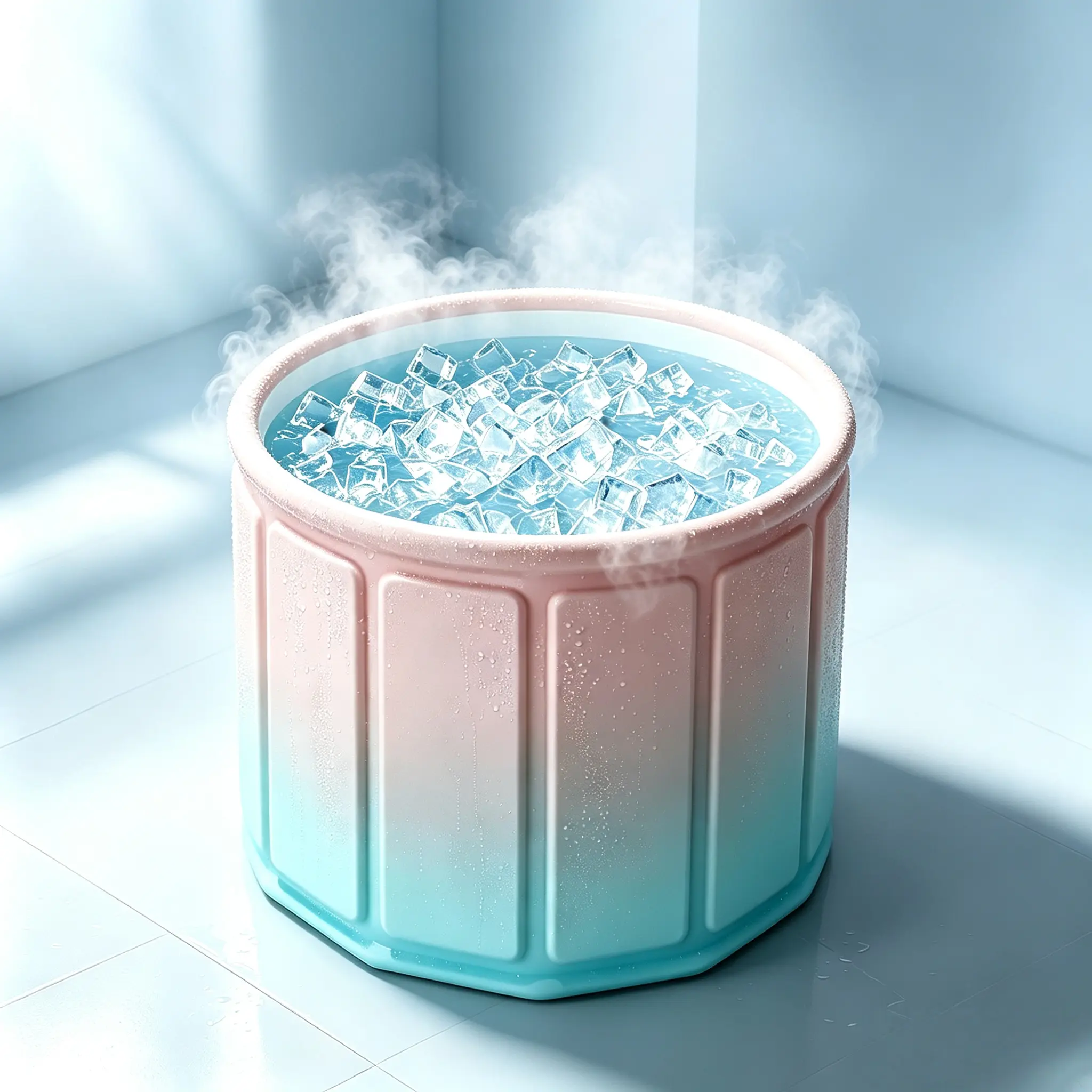 Foldable Portable Bathtub, Home Cold Plunge Tub & Warm Soaking Tub for Adult, Indoor Spa Bath Tub for Muscle Recovery & Relaxation