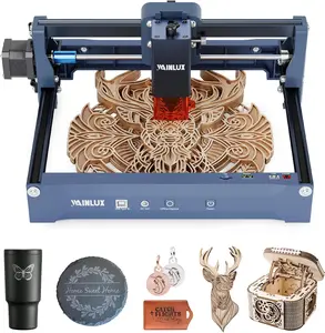 WAINLUX X2 Laser Engraver 10W Edition, Engraving Machine with Large Working Area 7.87″ × 5.9″ for DIY Project Custom Gift