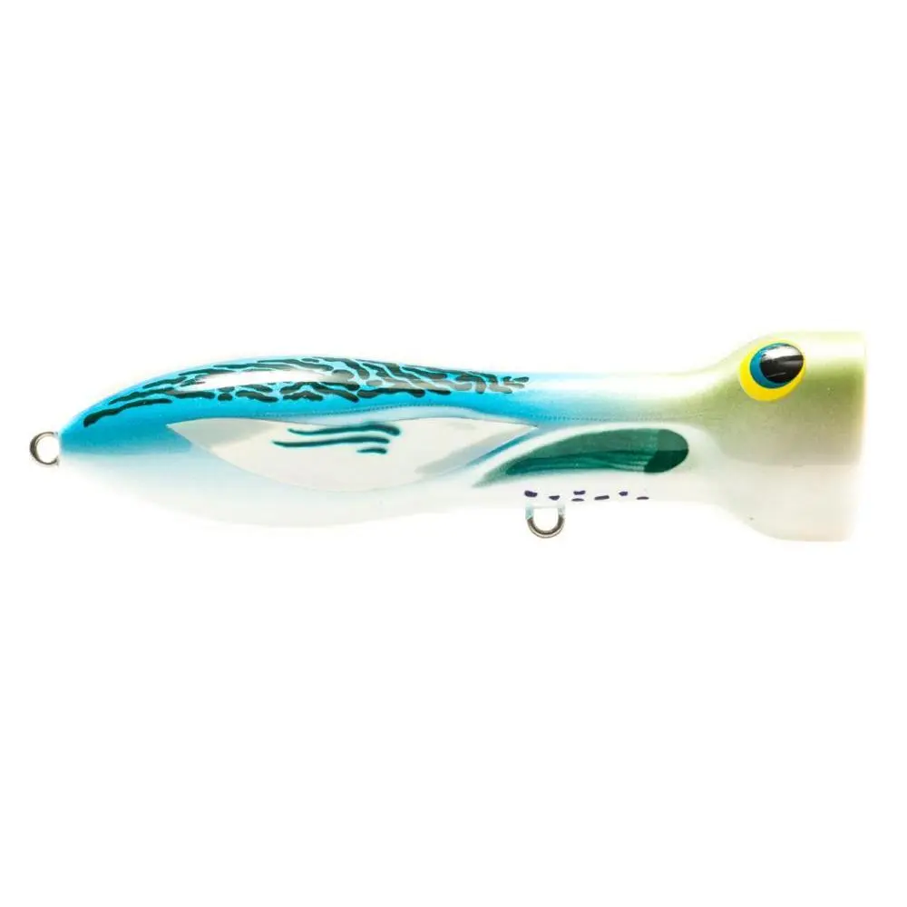 Chug Norris Saltwater Popper, Floating Topwater Artificial Fishing Lure with Through-Wire Construction, Internal Rattle & BKK Hooks for Bluewater Big Game, Floating Fishing Lures, Fishing Tackle