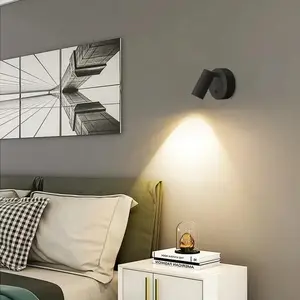 Wireless Picture Spotlight, Rechargeable Wall Mounted LED Light with 3 Color Modes, Touch Control LED Light for Home Decor, Plants & Artwork, Home Lighting, Adjustable Light, Dimmable Wall Lamp
