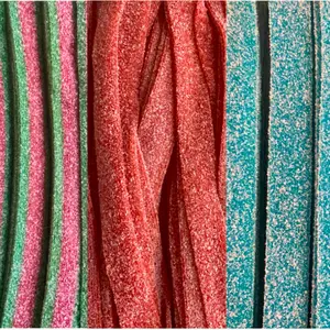 Spanish Sour Belts Assortment - 1 Pound - Imported from Spain - Sour Watermelon - Sour Strawberry - Sour Blueberry Raspberry  Sweet Candy Bonbon Snack Bonbon Fruity