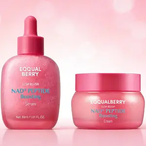 Get the ultimate Korean anti‑aging routine with EQQUALBERRY NAD+ Peptide Serum & Cream. Packed with ceramides and vegan collagen, they smooth wrinkles, firm skin, and leave you with a radiant, healthy glow.