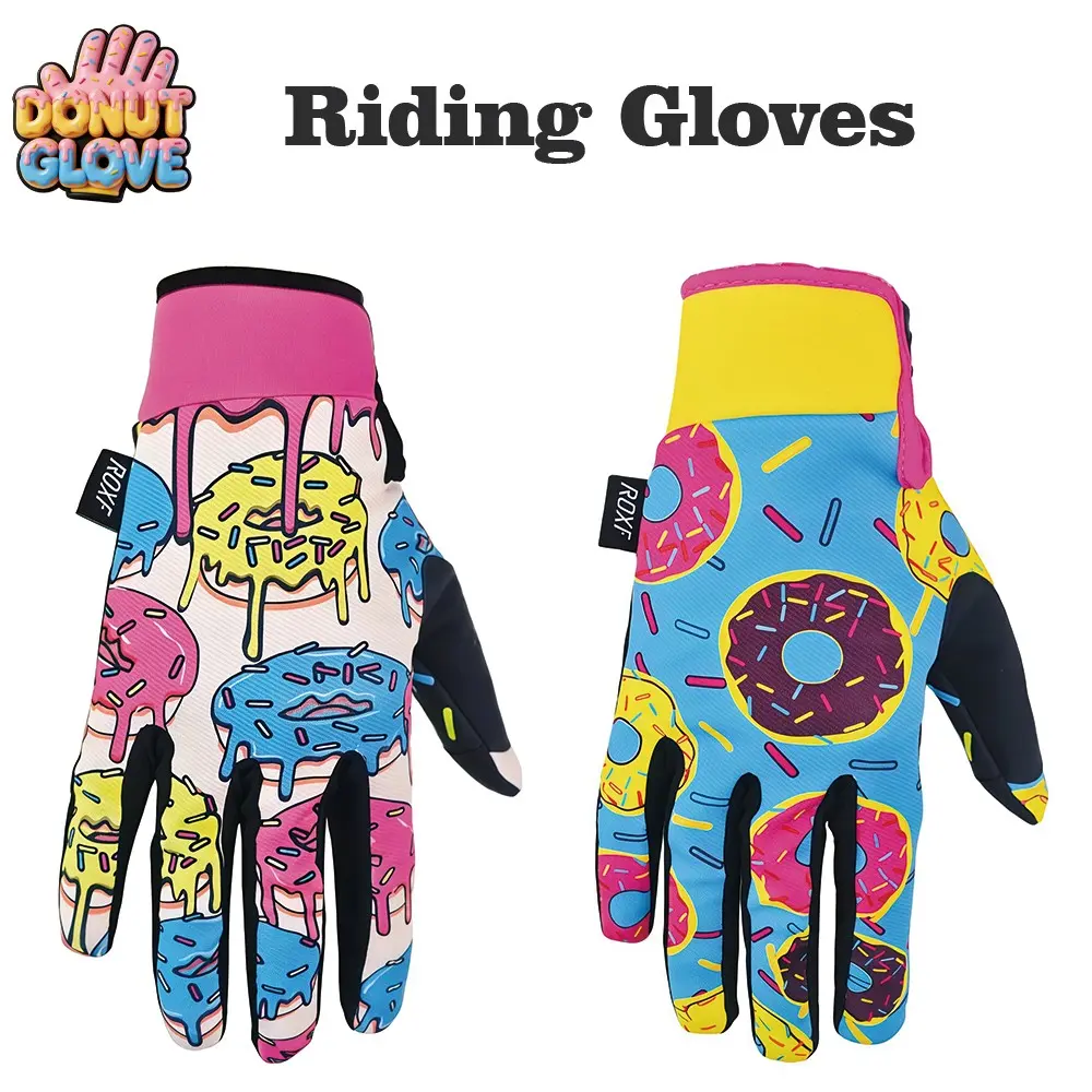 Sweet Donut Cycling Gloves Mountain Wilderness Cycling Sports Colorful Men's and Women's Breathable Non slip Multi functional Gloves Four season Universal Touchscreen Can be used for daily commuting Fashion Advanced Gloves Biking Gloves