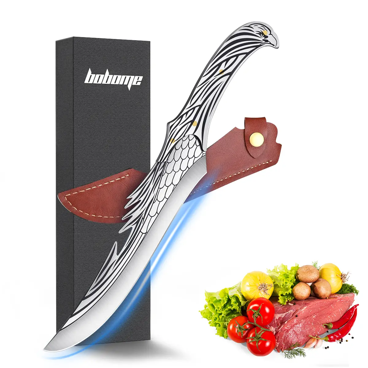 Japan Chef Knife Eagle Knife Hand Forged Viking Knife High Carbon Steel 14 Inches Length - Ergonomic Design