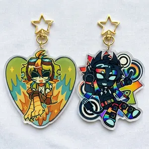 Universe MCYT Yt Translucent Acrylic Keychain, Perfect For Bags, Keys, Or Gifts