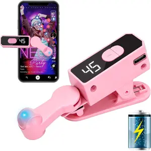 Portable Auto Clicker for iPhone iPad Android Built-in Battery with Strong Battery Life Hands-Free Silent Operation Handy, Auto Tapper for Tiktok Live,Gaming,Likes & Reward Tasks (Pink)