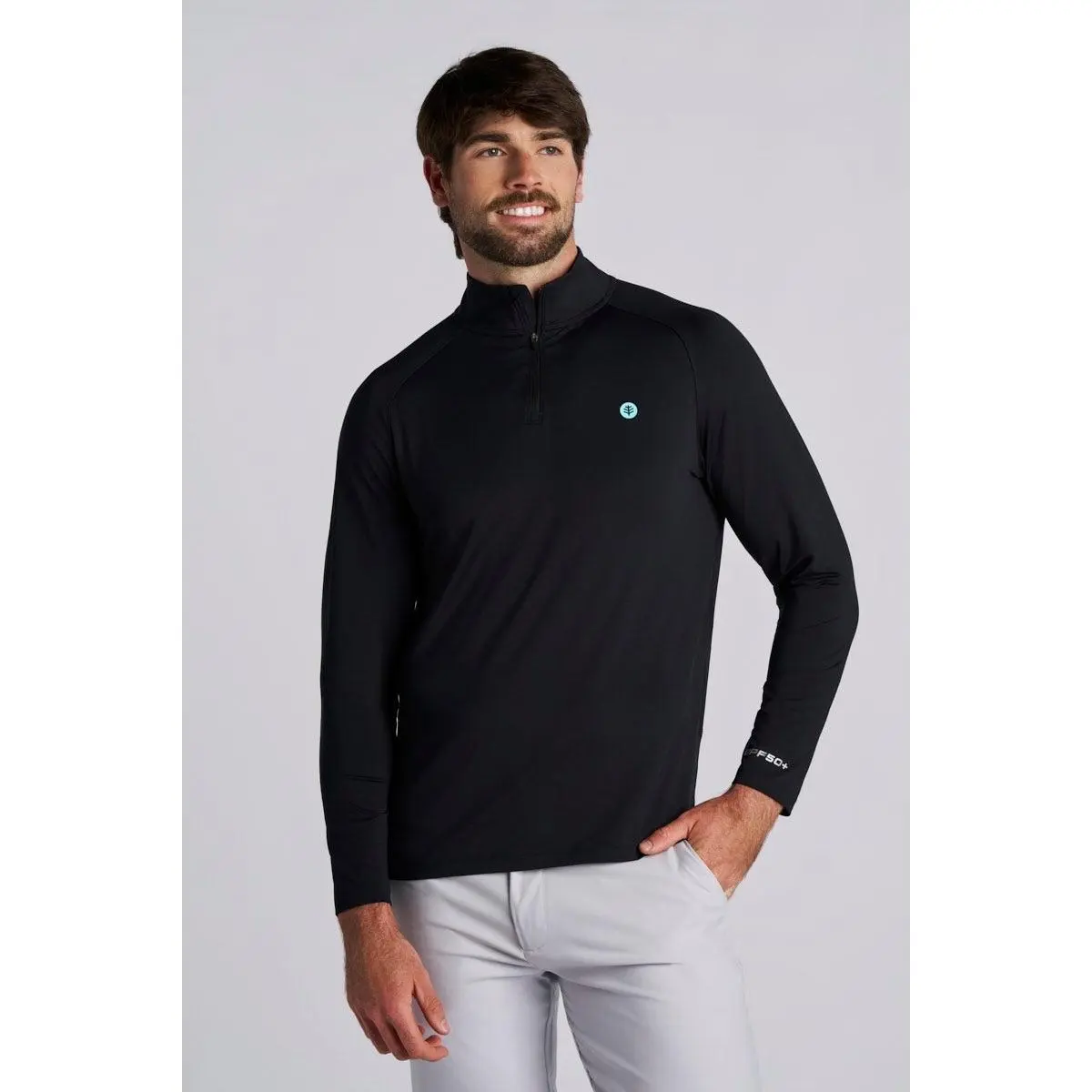 Fairway | Men's Golf Pullover | Black