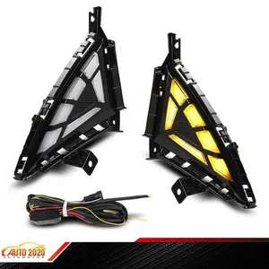 Light Fog Lamp W/Turn Lamp Fit For 2021-22 Hyundai Elantra DRL Daytime Running