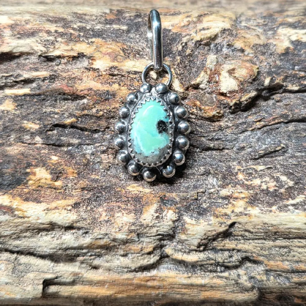 Sterling Silver Turquoise Pendant