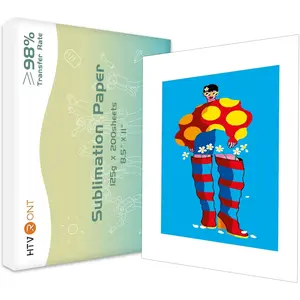 Sublimation Paper 8.5 x 11 Inch - 200 Sheets Transfer Paper for Inkjet Printer, Heat Transfer Paper for Tumblers, Mugs, T-shirts and More