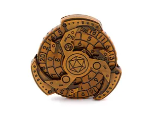 Metal Alloy Gaming Fidget Spinner Dice Set with Metallic Mechanical Blade, 7-in-1 Multi-Sided RPG Gaming Dice (D20, D12, D10, D8, D6, D4) for Tabletop RPG Enthusiasts