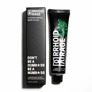 Rrhoid Rage Comforting Relief Cream with Lidocaine, Aloe Extract, Magnesium Sulfate & Balsam Fir - Sensitive Skin Itch Relief, Swelling Support, Veteran Owned Healthcare Therapeutic Treatment Solution