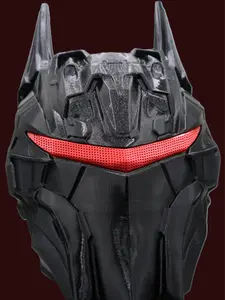 3DFabLabHTX presents - 3D Printed, Cosplay Mask - Death Knight Rises... From the Grave! Costume, Halloween, sized for 24" head. jeepers creepers mask