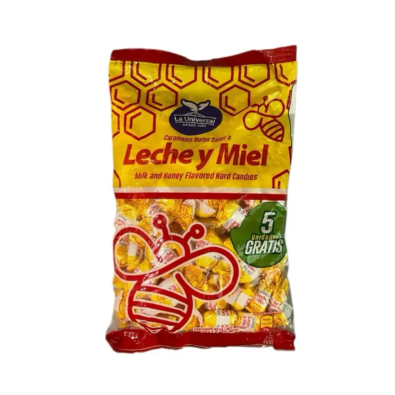 Caramelos sabor Leche y Miel – La Universal 368g